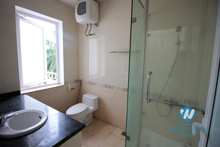 Unfurnished, bright house for rent in Ciputra, Tay Ho, Hanoi